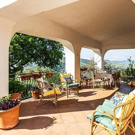 Villa Elegante Panoramica Con Giardino E Idromassaggio A 10 Minuti Dal Mare Castellabate