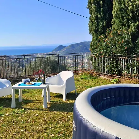 Villa Elegante Panoramica Con Giardino E Idromassaggio A 10 Minuti Dal Mare *